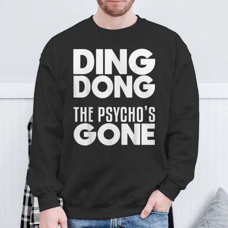 Trumperlor Ding Dong Der Psycho Ist Lustig Geworden Anti-Trump-Bye Sweatshirt Geschenke für alte Männer