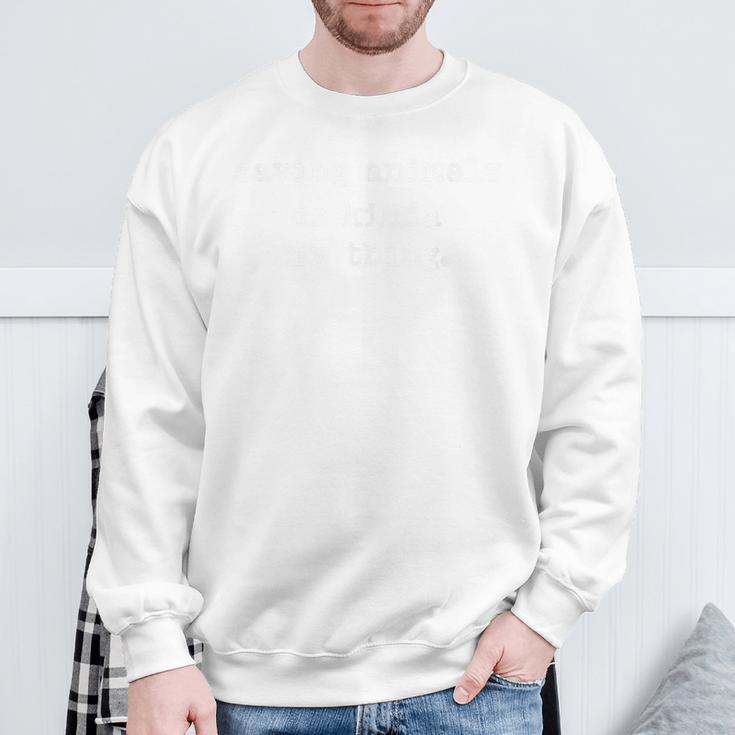 With Animals Zu Schlaften Ist Seinwie Mein Ding Gray S Sweatshirt Geschenke für alte Männer