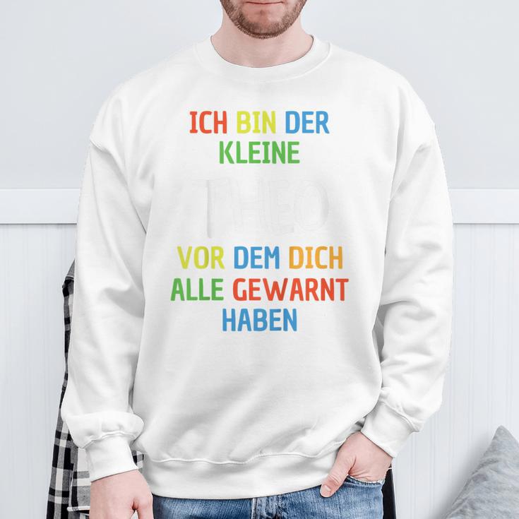 Children's Name Theo Ich Bin Der Kleine Theo Sweatshirt Geschenke für alte Männer