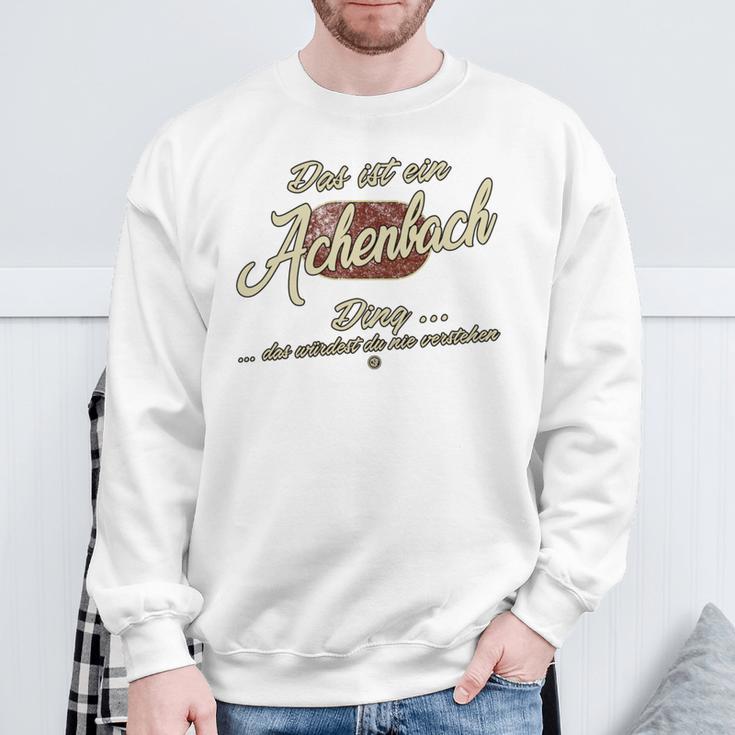 Das Ist Ein Achenbach Ding Family Achenbach Long-Sleeved Sweatshirt Geschenke für alte Männer