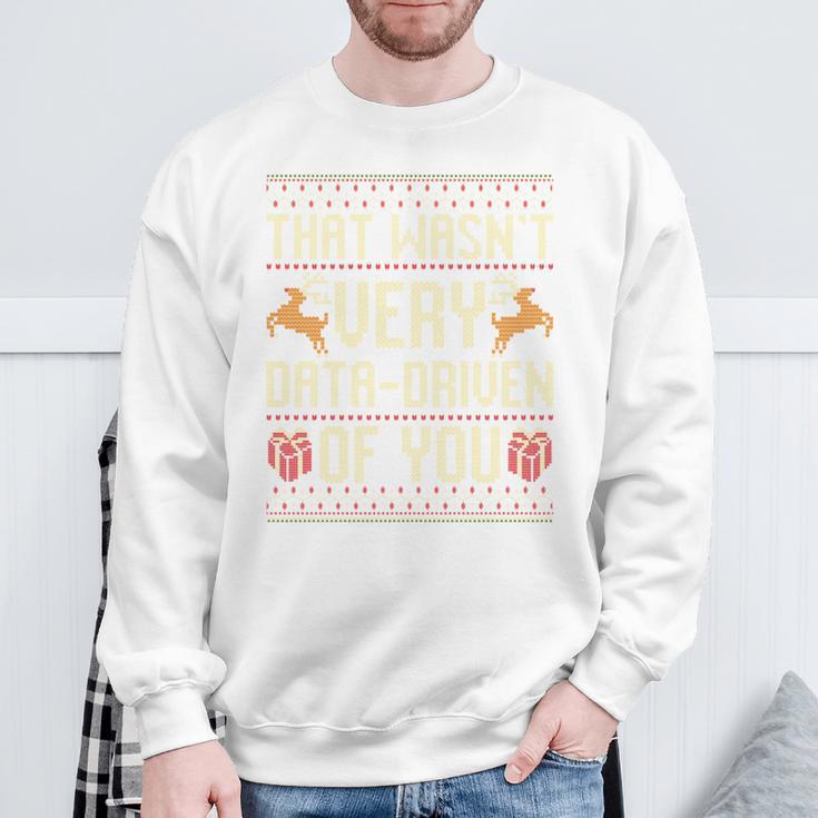 Das War Nicht Sehr Datengetriebenon Euch Ugly Christmas Jumpers Long-Sleeved Sweatshirt Geschenke für alte Männer