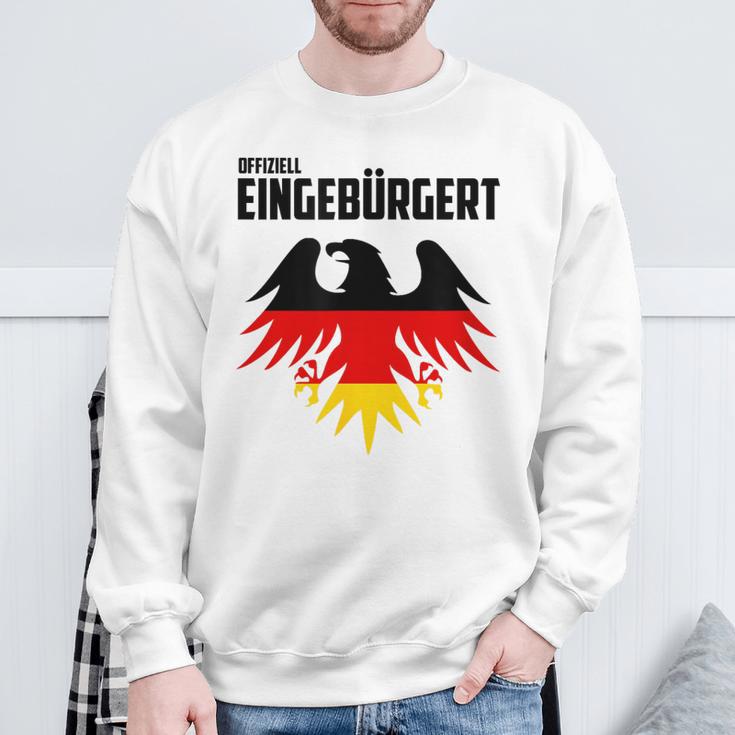 Einbürgert Team Deutschland Einbürgerung Sweatshirt Geschenke für alte Männer