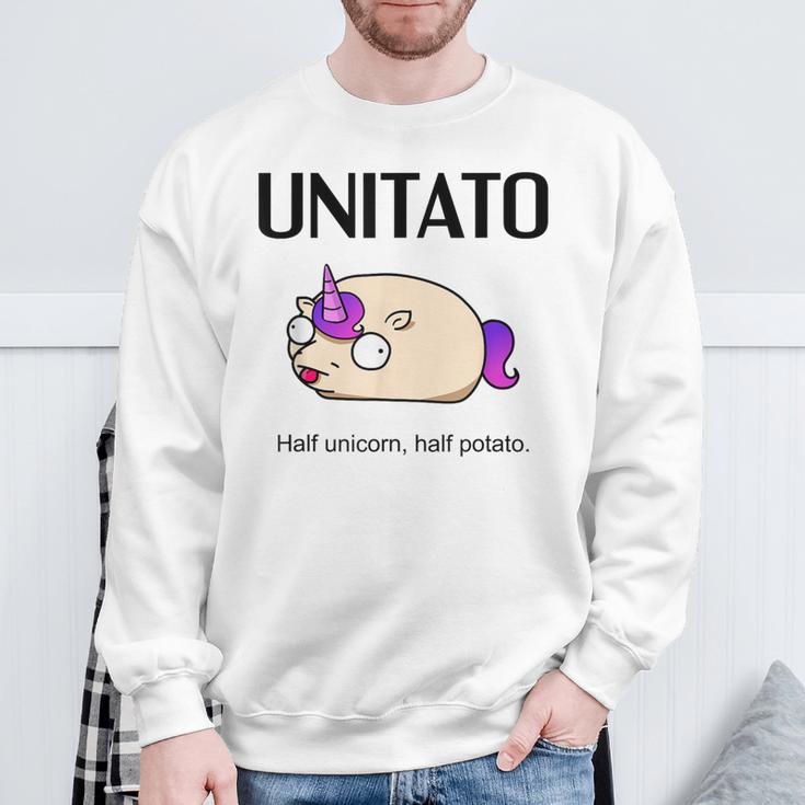 Einhorn-Kartoffel- Unitato- Sweatshirt Geschenke für alte Männer