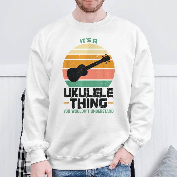 Es Ist Ein Ukulele-Ding Ukulele Sweatshirt Geschenke für alte Männer