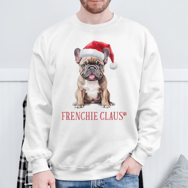 Frenchie Claus French Bulldog Christmas Sweatshirt Geschenke für alte Männer