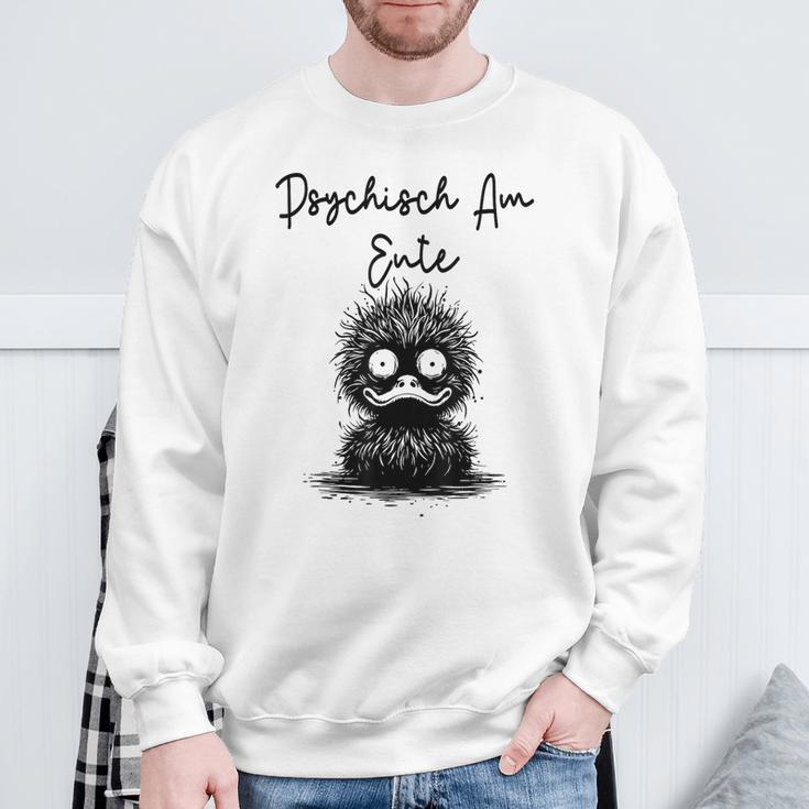 Psychisch Am Ente Psychisch Am Ente Gray Sweatshirt Geschenke für alte Männer