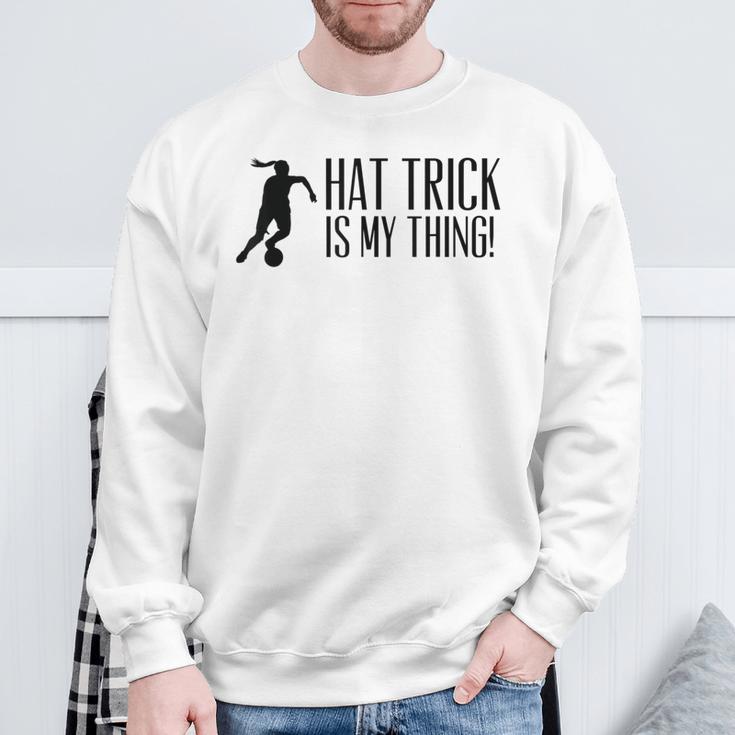 Hattrick Ist Mein Ding Sweatshirt Geschenke für alte Männer