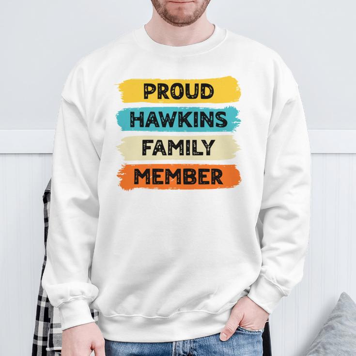 Hawkins Retro Hawkins Last Name Hawkins Sweatshirt Geschenke für alte Männer