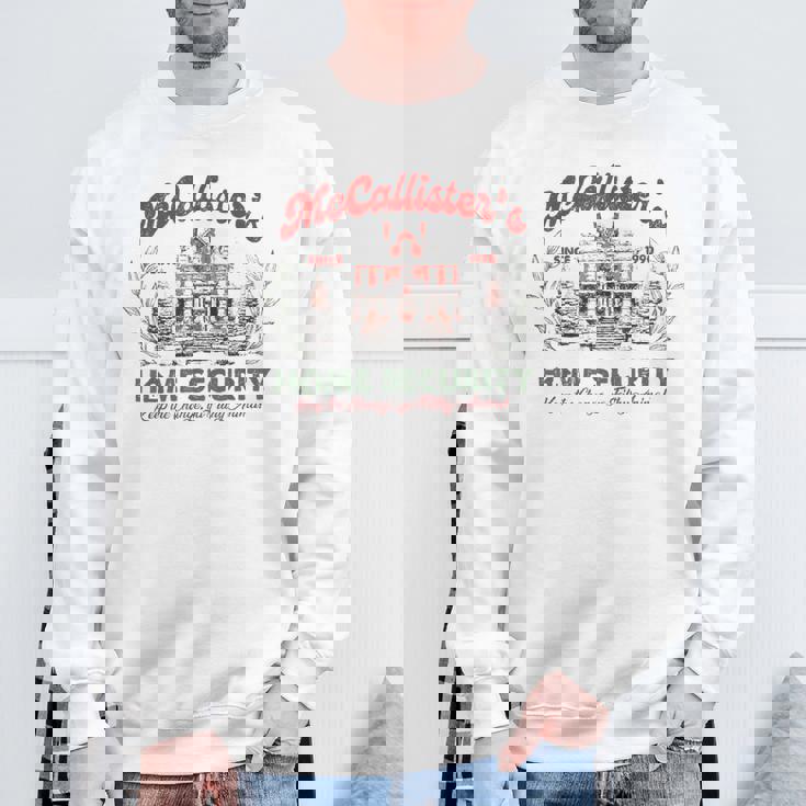Mc-Calister Christmas Home Security Sweatshirt Gifts for Old Men