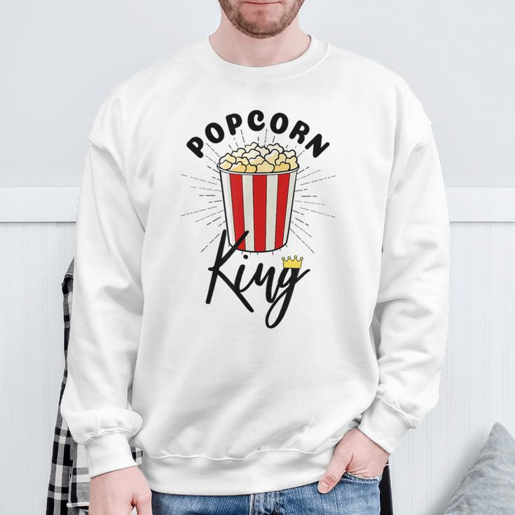 Popcorn King Popcorn Costume Film Cinema Sweatshirt Geschenke für alte Männer