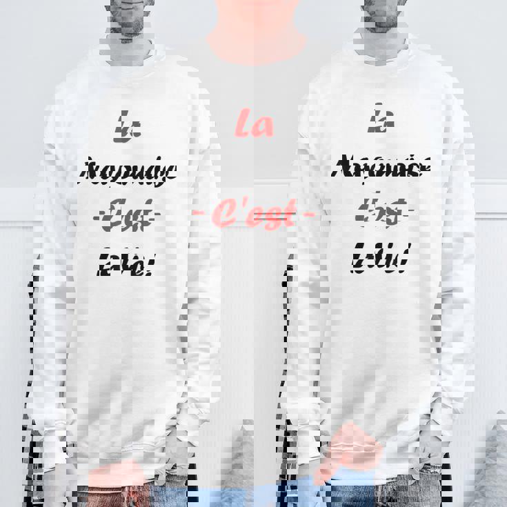 Sauce La Mayonnaise C'est Laie Humour Mayonnaise Sweater e Cadeaux pour les vieillards