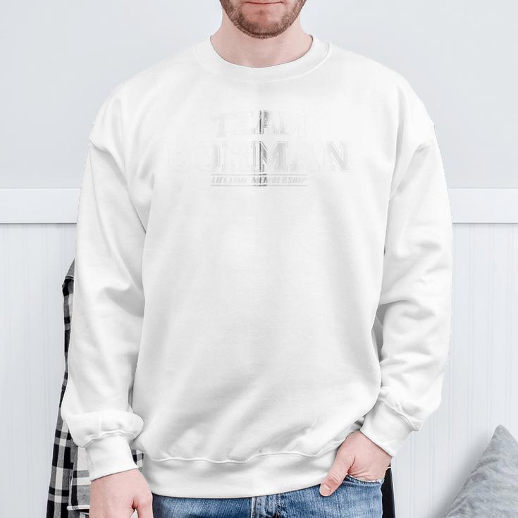 Team Borman Stolzer Familienname Nachname Kapuzenjacke Sweatshirt Geschenke für alte Männer