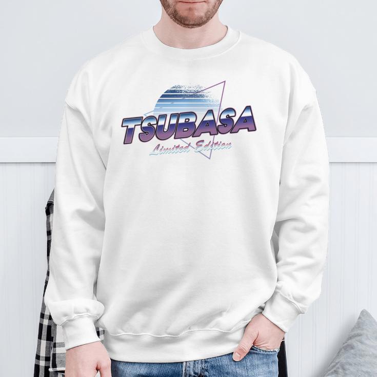 Tsubasa Namenshemd Ästhetischeaporwave 80Er 90Er Jahre Nachname Sweatshirt Geschenke für alte Männer