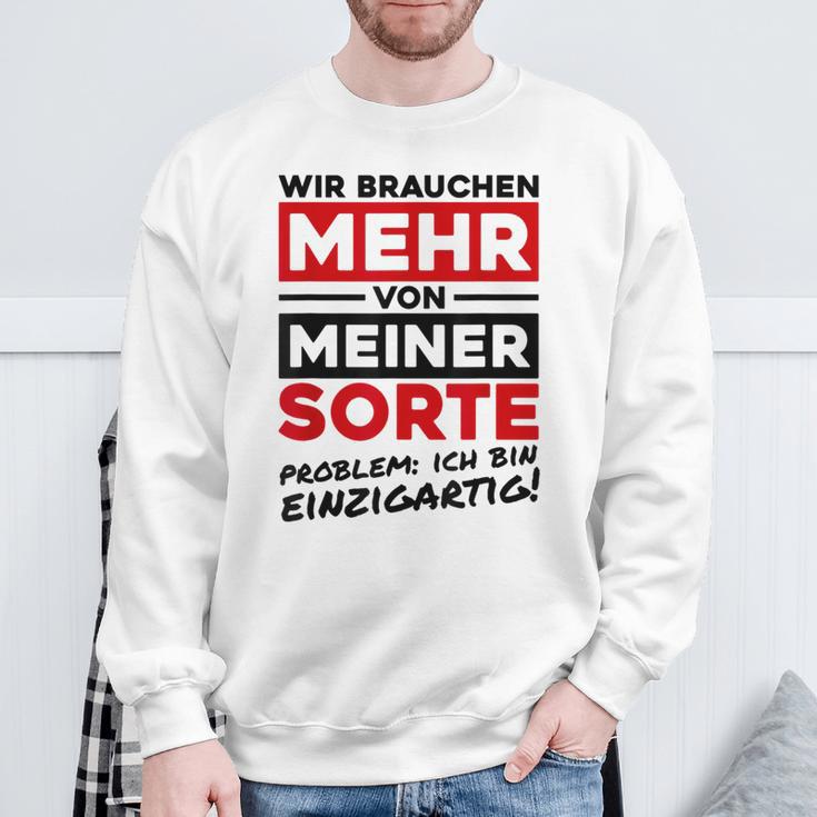 Wir Brauchen Mehron Meiner Sorte Unique Gray Sweatshirt Geschenke für alte Männer