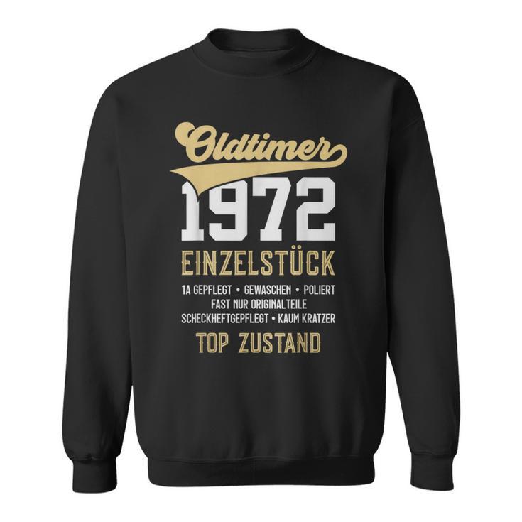 51 Jahre Oldtimer 1972Intage 51St Birthday Sweatshirt