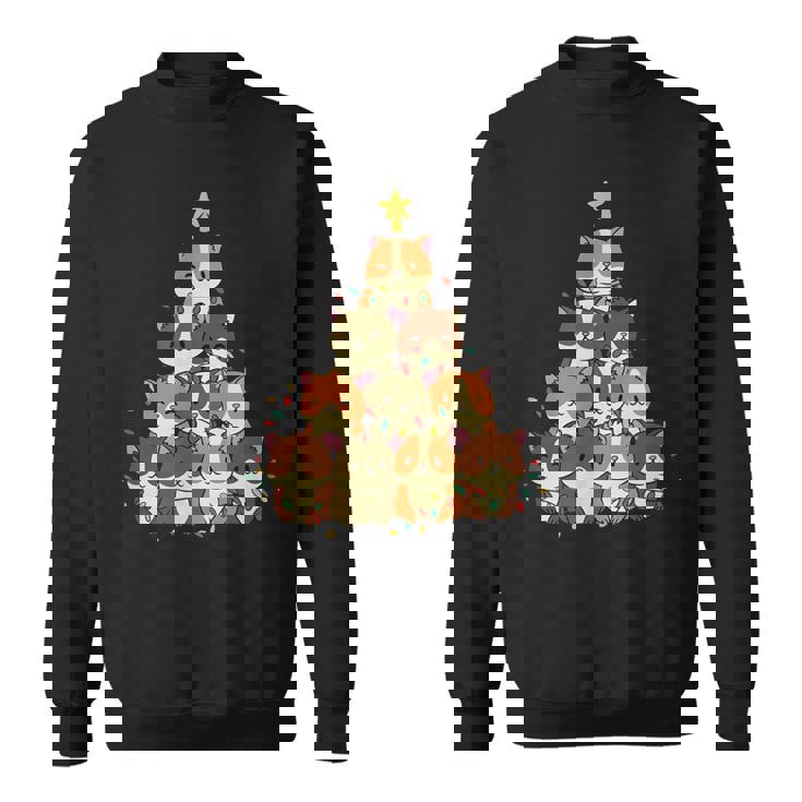 Adorable Hamster Christmas Tree Perfect For Hamster Lovers Sweatshirt