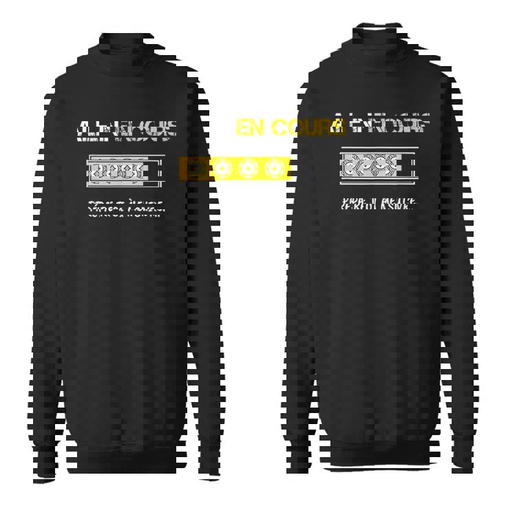 All-In En Cours Poker Humour Cadeau Poker Homme Tapis Jetons Sweater e