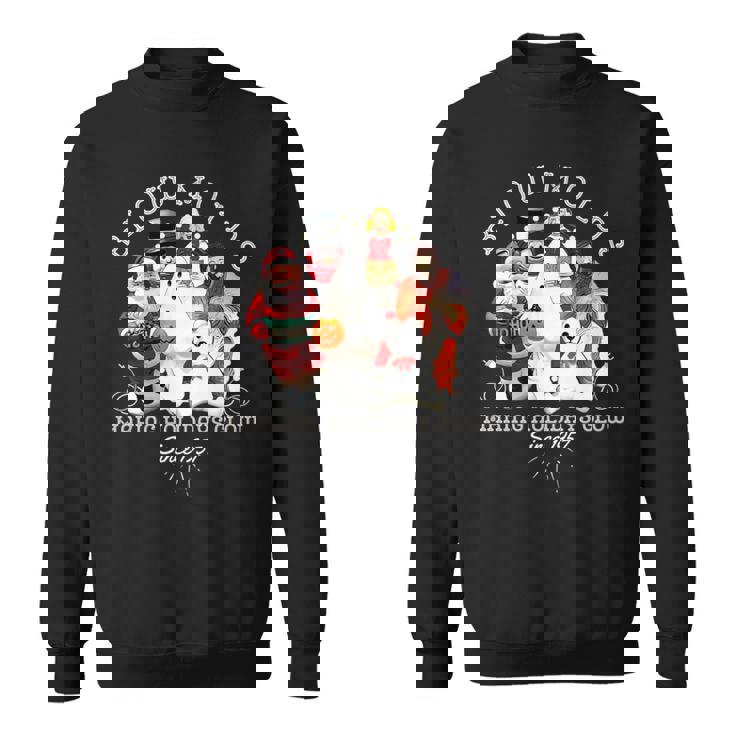 Blow Molds Make Holidays Glow Since 1957 Christmas Halloween Premium Sweatshirt