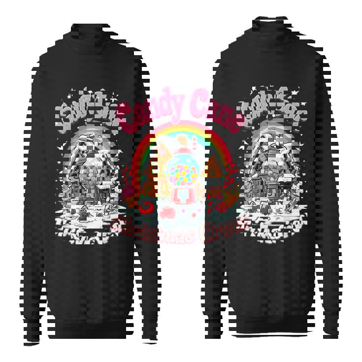 Candy Cane Christmas Crew House Candy Security Candyland Sweatshirt