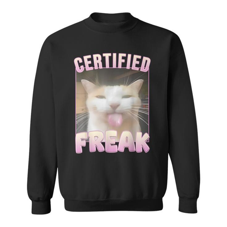 Cat Certified Freak Sweatshirt