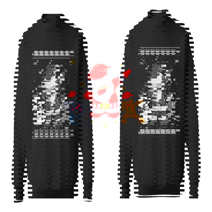 Christmas Dab Dabbing Bonhomme De Neige Du Père Noël Sweater e