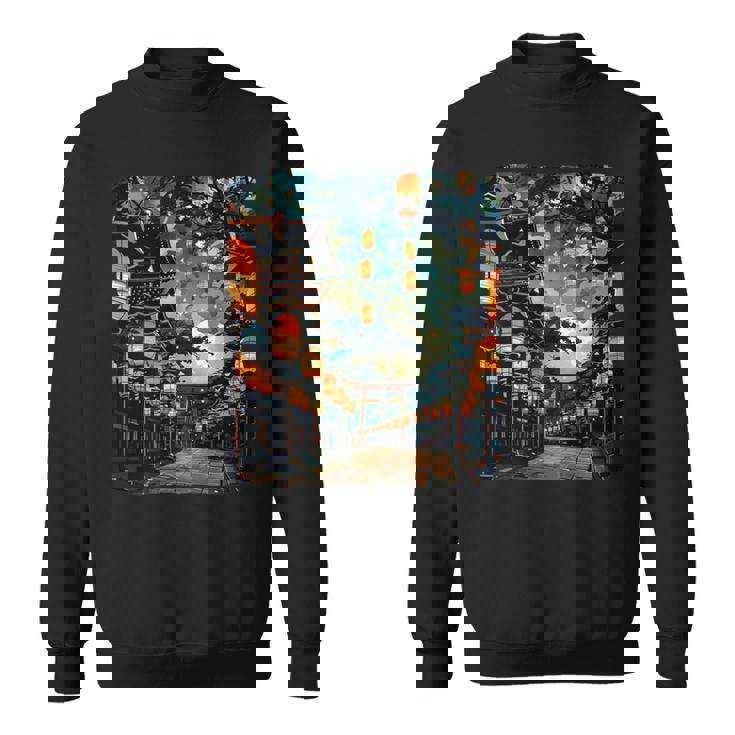 Cool Japanese Lantern Festival Premium Sweatshirt
