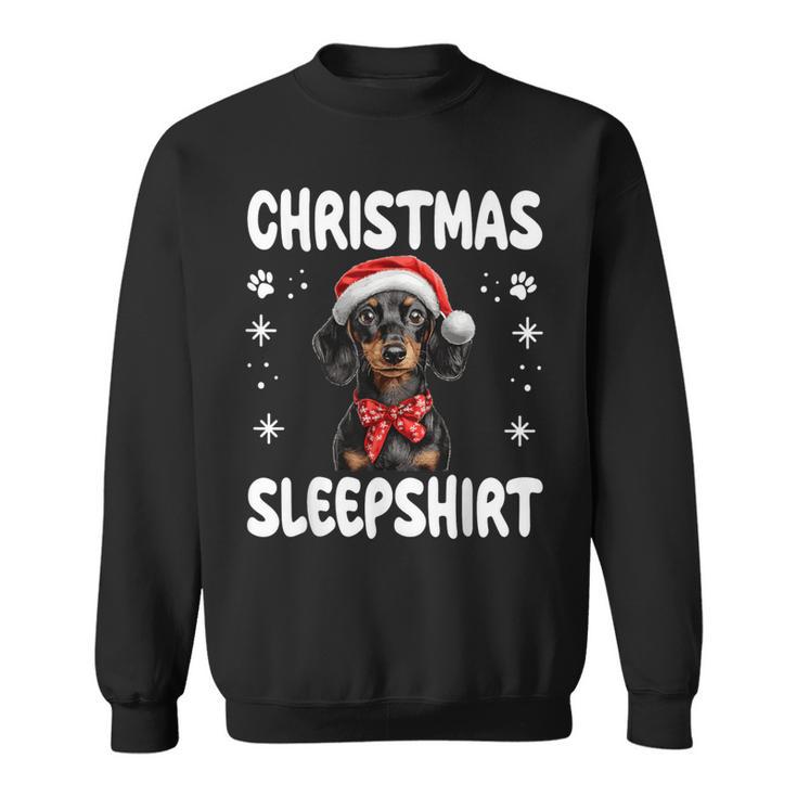 Dachshund Wiener Doxie Dog Nightdress Pyjamas Christmas Sweatshirt