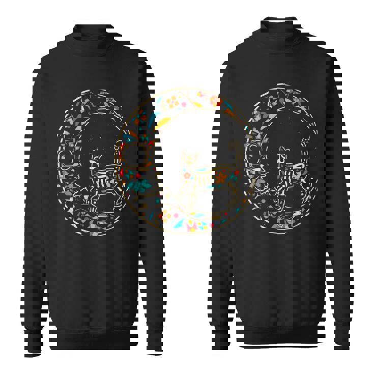 Dia De Los Muertos Chat Lune Sweater e