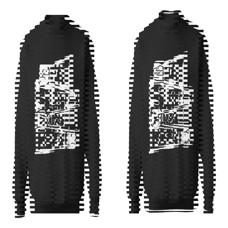 Eat Sleep Handball Repeat Cadeau De Handball Drôle Sweater e