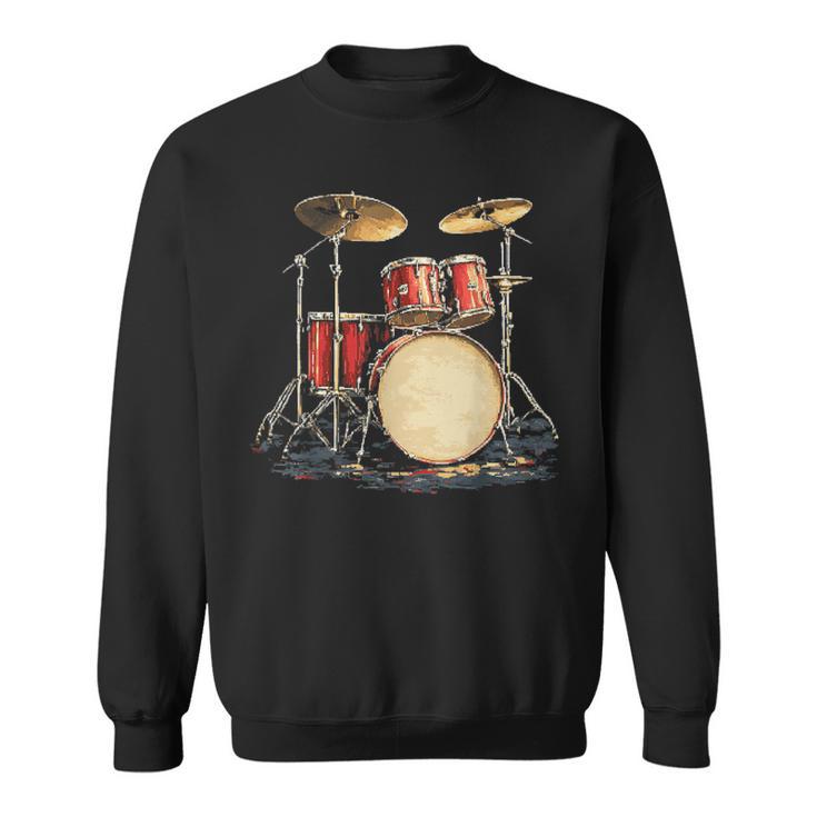Ensemble De Batterie Motif Instrument De Musique Sweater e