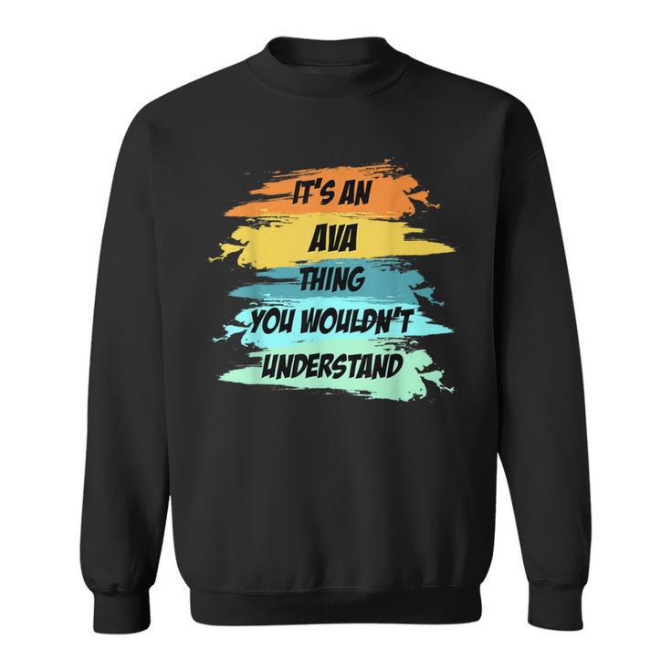 Es Ist Ein Ava-Ding Lustiger Neuheit Benutzerdefinierter Sweatshirt