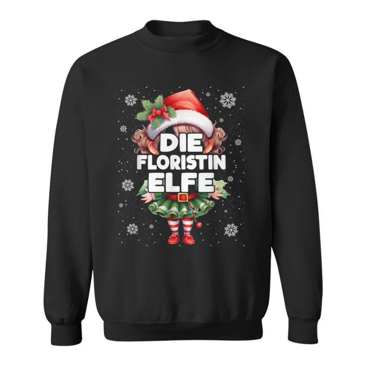 Floristin Elfe Weihnachten Elfen & Weihnachtselfen Sweatshirt