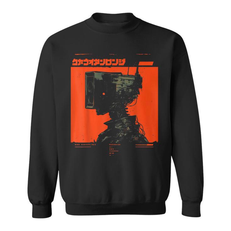 Futuristic Techwear Japanese Cyberpunk Harajuku Horror Punk Sweatshirt