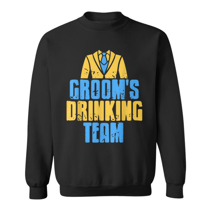 Groom's Drinking Team Retro Stag Night Sweatshirt