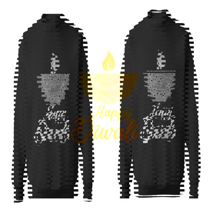 Happy Diwali Lantern Festival Lights Hindu Diya Deepavali Sweatshirt