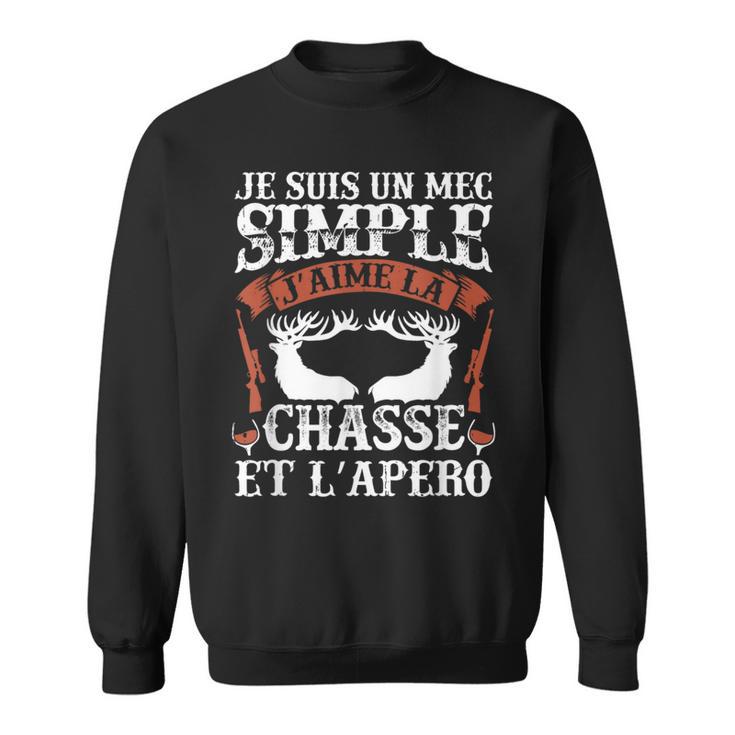 Sweat à Capuche Humour Chasse – “Je Peux Pas, C’est La Saison De La Chasse” – Cadeau Drôle Pour Chasseur/chasseuse