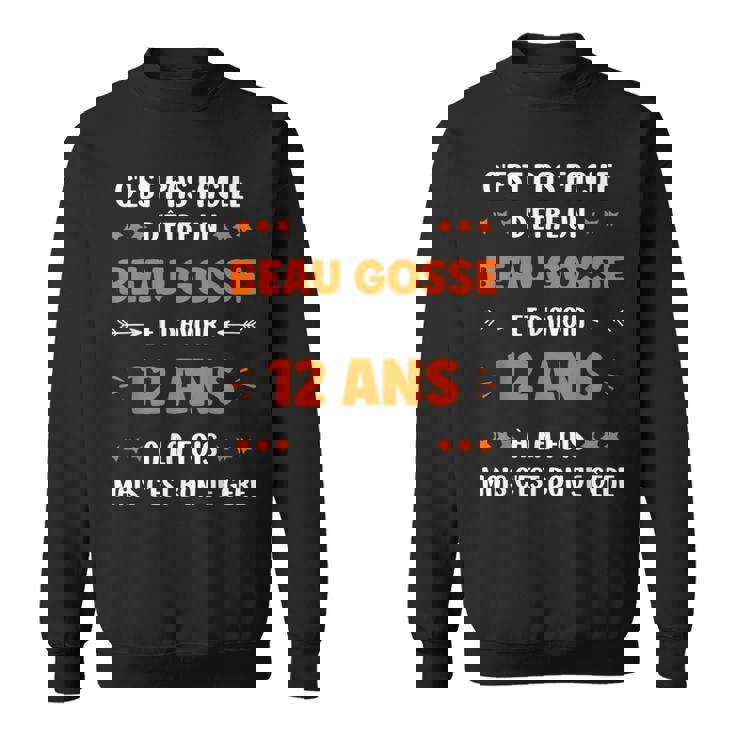 Humour Garçon 12 Ans Beau Gosse Anniversaire 12 Ans T-shirt à