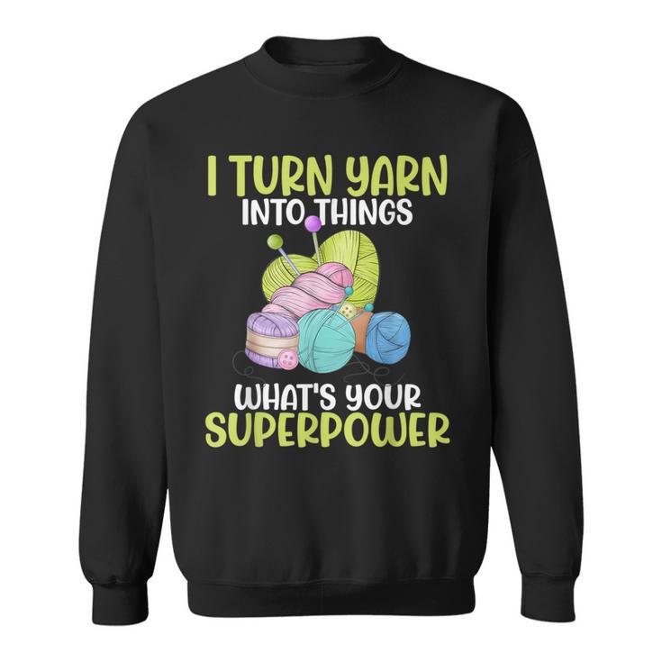 Icherwandle Garn In Dinge Was Ist Deine Superpower Crochet Sweatshirt