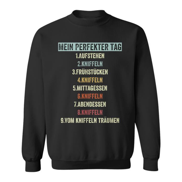 Kniffelintage Text For Cube Fans Mein Perfekt Tag Sweatshirt