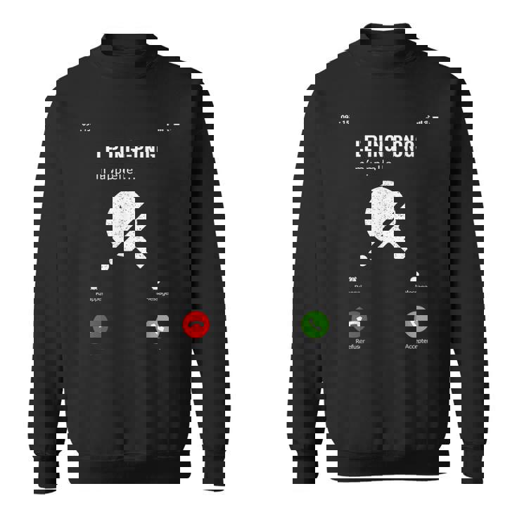 Le Ping-Pong M'appelle Idée Cadeau Drôle Fan Tennis De Table Sweater e