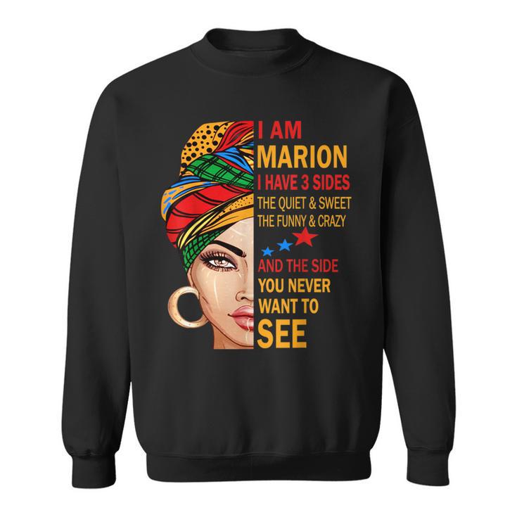 Marion Name Surname Family Surname Marion Sweatshirt