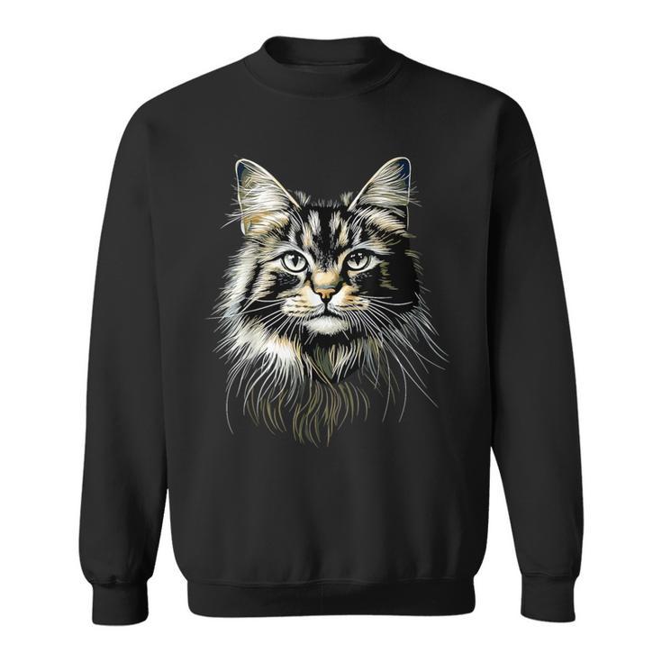 Norwegian Forest Cat Norwegian Cat Skogkatt Forest Cats Sweatshirt