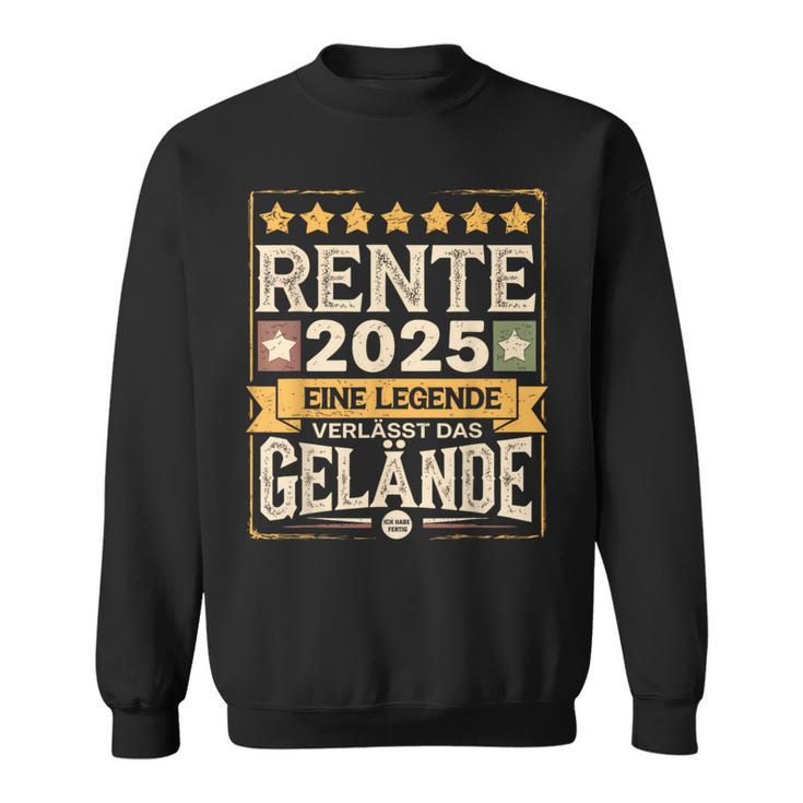 Pensioner Eine Legende Geht In Rente 2025 Ruhestand Sweatshirt