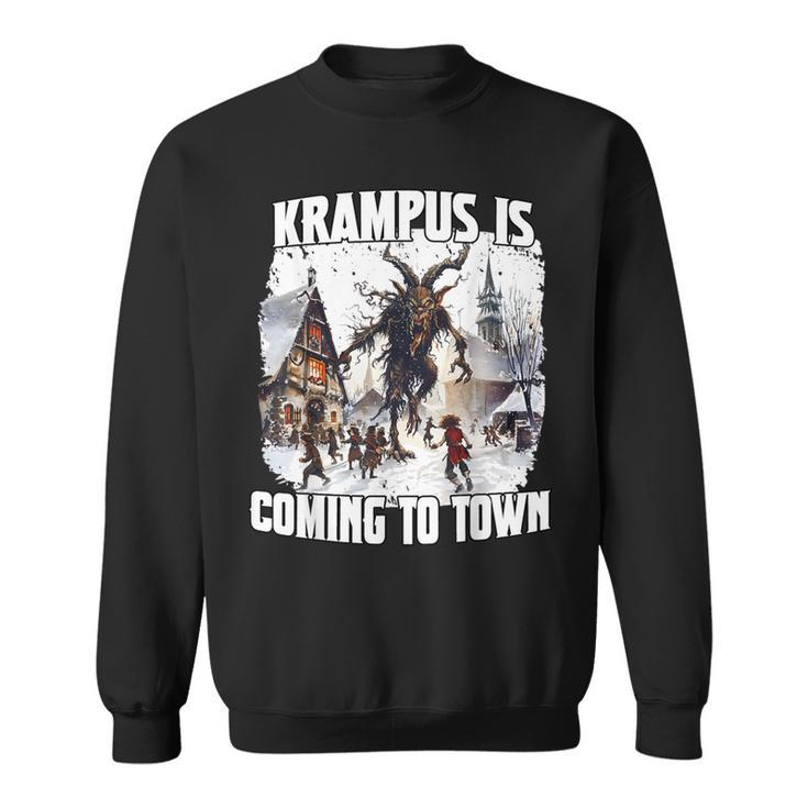 PerchtenFor The Krampus Run Legend Figure Kramperl T Krampus Sweatshirt