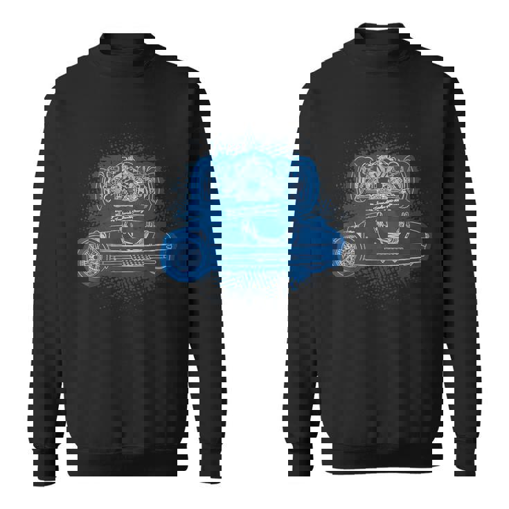 Plan De Laoiture De Course Rétro Morgan 3 Wheeler Sweater e