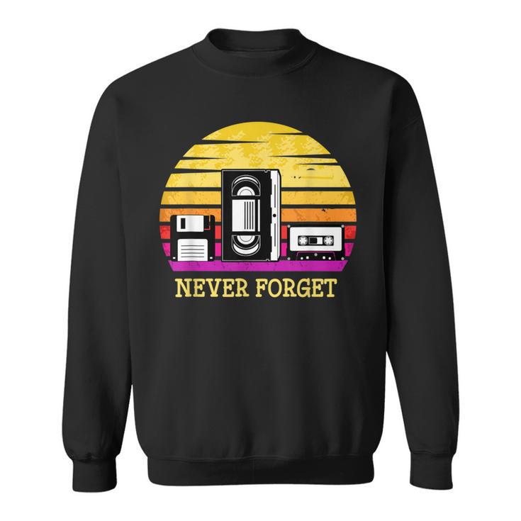 Retro Diskettehs The 80S Never Forget Sweatshirt