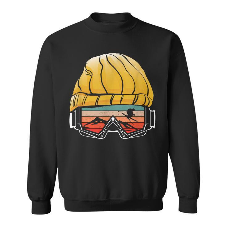 Retro For Skiing Alps Slopes Apres Sweatshirt