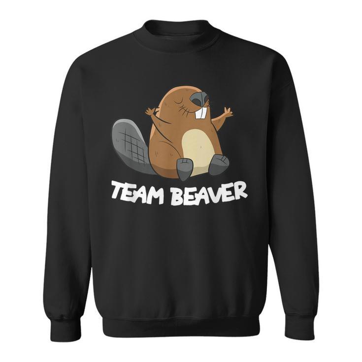 Rodent Team Beaver Team Beaver Cool Flannelette Sweatshirt