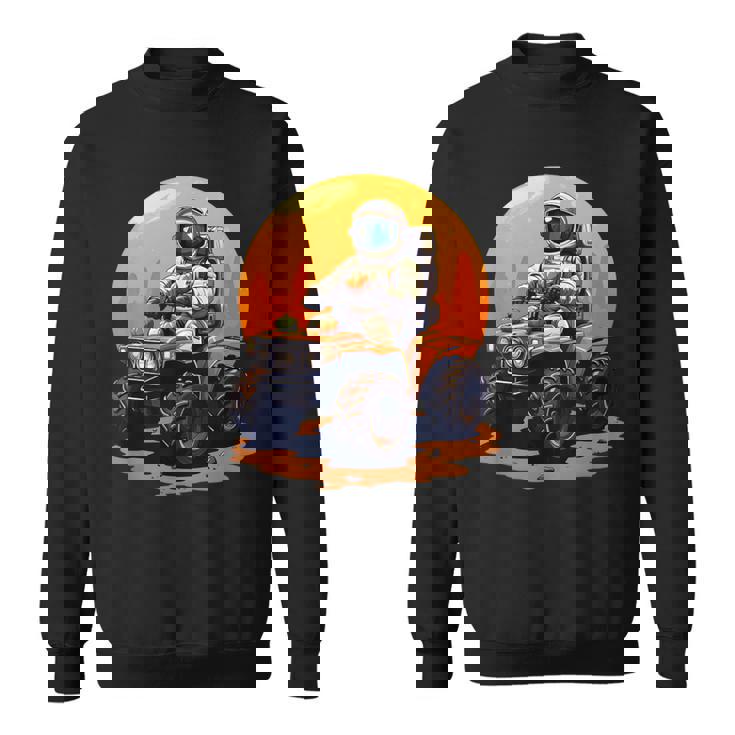 Scary Spooky Halloween Pumpkin Moon Rover Sweatshirt