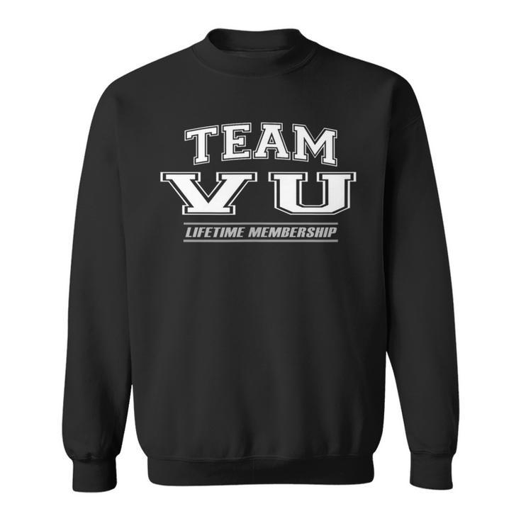 Teamu Proud Family Name Surname Sweatshirt